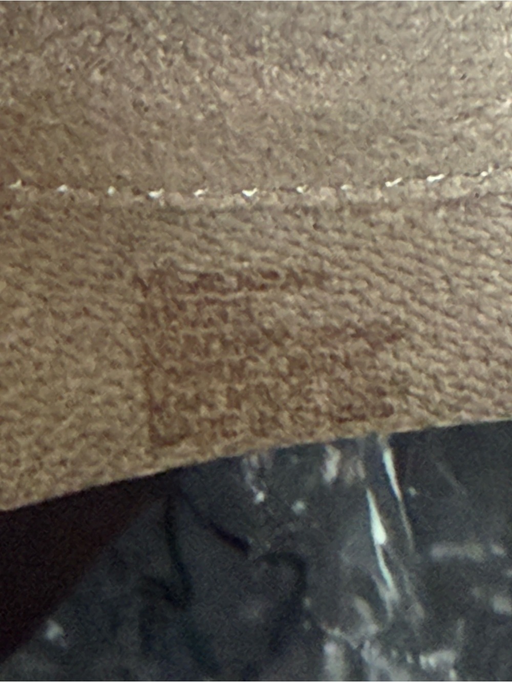 Vince Camuto Taupe Over-the-Knee Wedge Boots with Gold Buckle - Picture 8 of 8